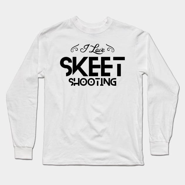 Marksman Aim Skeet Shooting Shooter Shoot Long Sleeve T-Shirt by dr3shirts